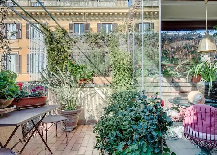 Terrarium Trastevere, Boutique With Terrace * Rzym